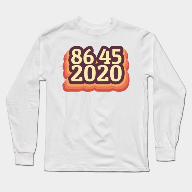 86 45 2020 anti trump Kids Long Sleeve T-Shirt by moudzy